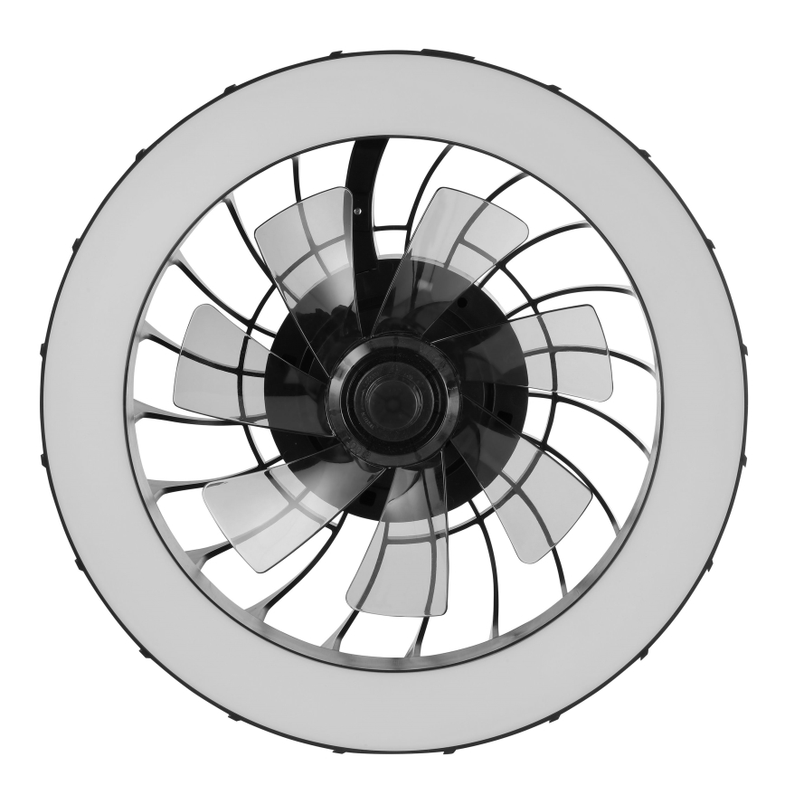 Brilliant - LED RGBW Stmívatelný stropní ventilátor se světlem FANORA LED/30W/230V 2700-6500K pr. 46 cm černá + dálkové ovládání