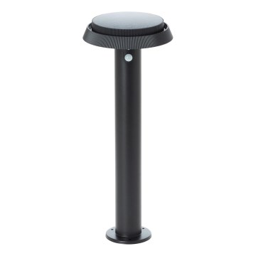 Brilliant - LED Solární lampa se senzorem ALVERO LED/4W/3,7V 50 cm IP44 černá