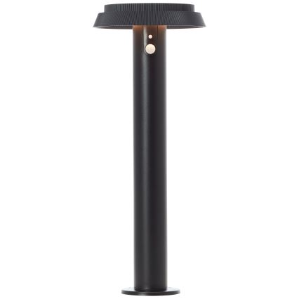 Brilliant - LED Solární lampa se senzorem ALVERO LED/4W/3,7V 50 cm IP44 černá