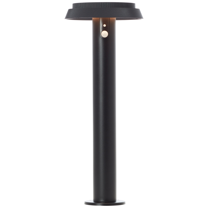 Brilliant - LED Solární lampa se senzorem ALVERO LED/4W/3,7V 50 cm IP44 černá