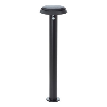 Brilliant - LED Solární lampa se senzorem ALVERO LED/4W/3,7V 70 cm IP44 černá
