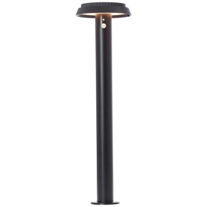 Brilliant - LED Solární lampa se senzorem ALVERO LED/4W/3,7V 70 cm IP44 černá