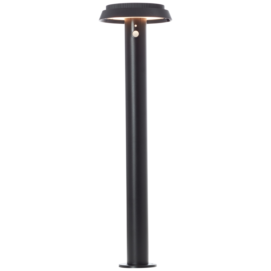 Brilliant - LED Solární lampa se senzorem ALVERO LED/4W/3,7V 70 cm IP44 černá