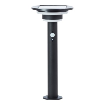 Brilliant - LED Solární lampa se senzorem GARVINA LED/3W/3,7V 45 cm IP44 černá