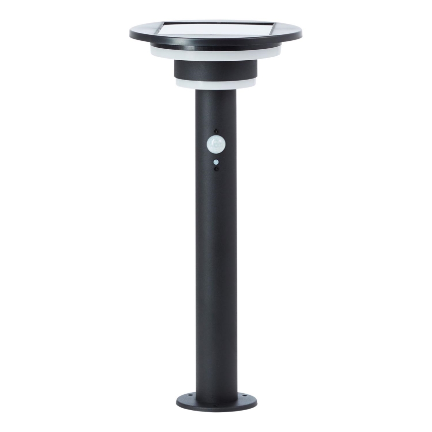 Brilliant - LED Solární lampa se senzorem GARVINA LED/3W/3,7V 45 cm IP44 černá