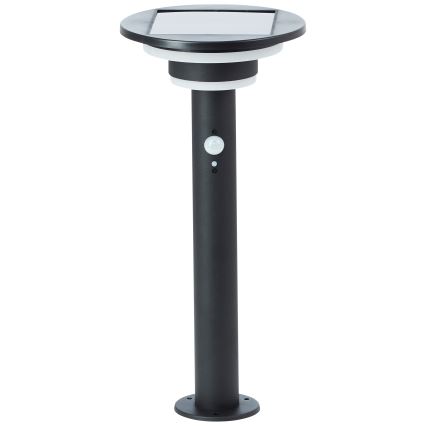 Brilliant - LED Solární lampa se senzorem GARVINA LED/3W/3,7V 45 cm IP44 černá