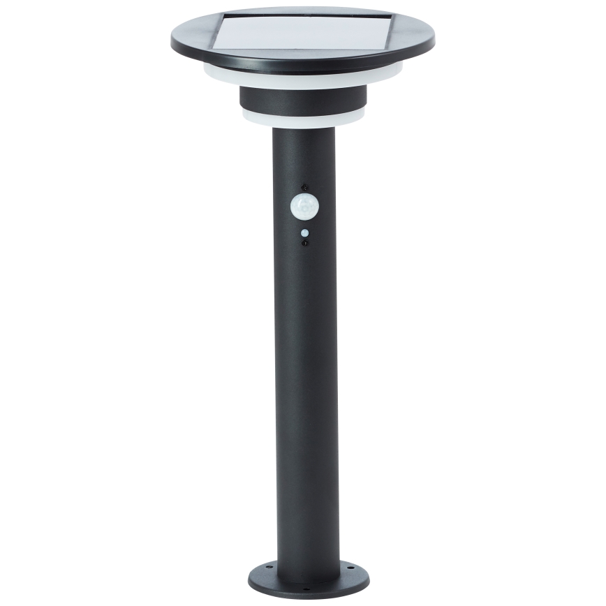 Brilliant - LED Solární lampa se senzorem GARVINA LED/3W/3,7V 45 cm IP44 černá