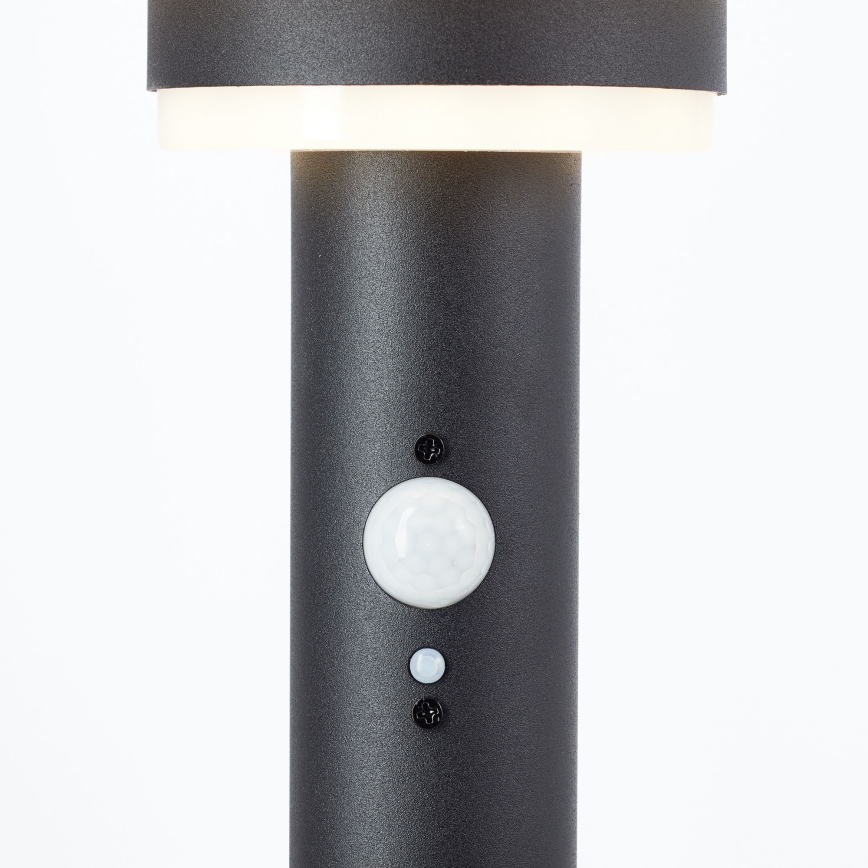 Brilliant - LED Solární lampa se senzorem GARVINA LED/3W/3,7V 45 cm IP44 černá