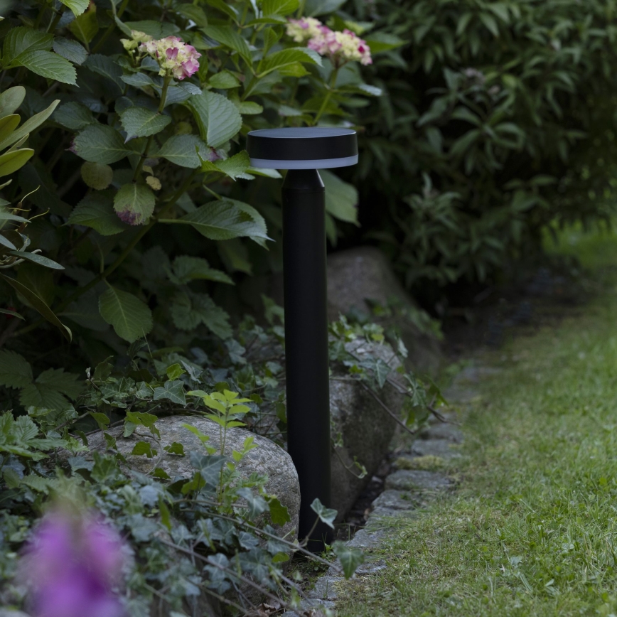 Brilliant - LED Solární lampa se senzorem MAGUA LED/4W/3,7V 50,2 cm IP44 černá