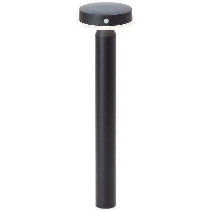 Brilliant - LED Solární lampa se senzorem MAGUA LED/4W/3,7V 50,2 cm IP44 černá