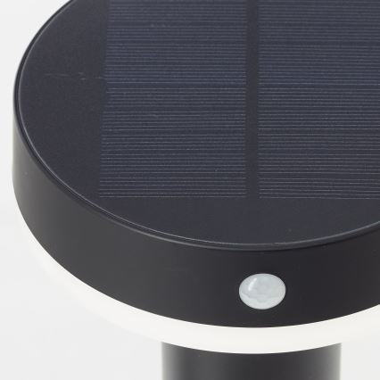 Brilliant - LED Solární lampa se senzorem MAGUA LED/4W/3,7V 50,2 cm IP44 černá