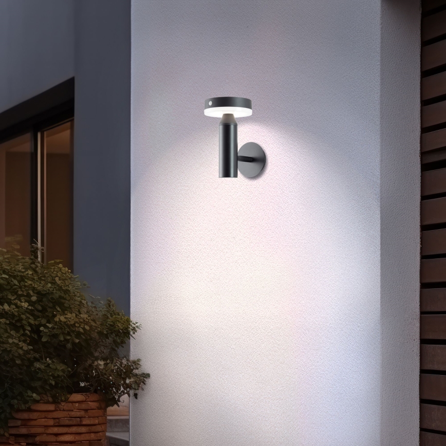 Brilliant - LED Solární nástěnné svítidlo se senzorem MAGUA LED/4W/3,7V IP44