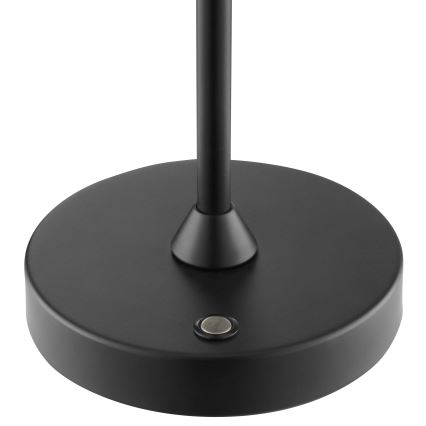 Brilliant - LED Stmívatelná nabíjecí dotyková venkovní stolní lampa ELORA LED/2,5W/5V 2700K 2600 mAh IP44 černá