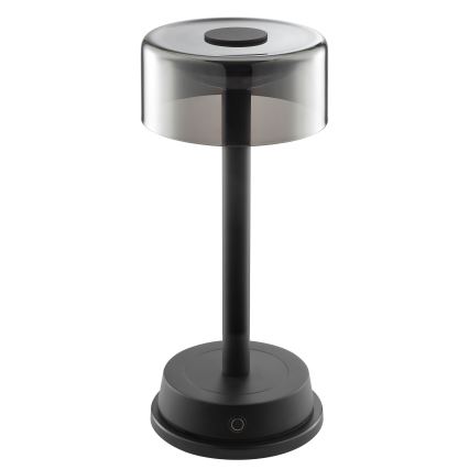 Brilliant - LED Stmívatelná nabíjecí dotyková venkovní stolní lampa RAZOR LED/2,5W/5V 2700K 2600 mAh IP44 černá