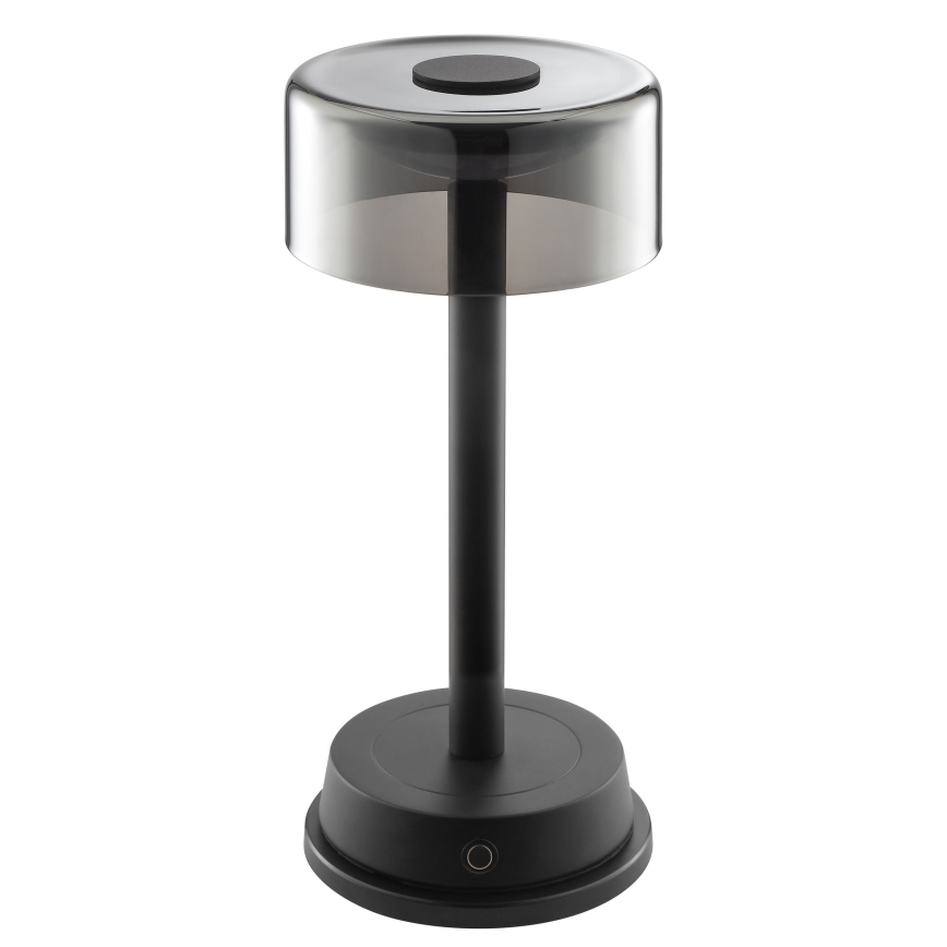 Brilliant - LED Stmívatelná nabíjecí dotyková venkovní stolní lampa RAZOR LED/2,5W/5V 2700K 2600 mAh IP44 černá