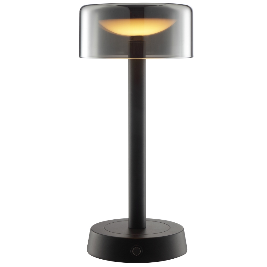 Brilliant - LED Stmívatelná nabíjecí dotyková venkovní stolní lampa RAZOR LED/2,5W/5V 2700K 2600 mAh IP44 černá