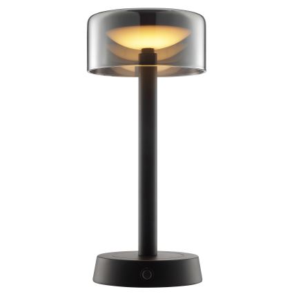 Brilliant - LED Stmívatelná nabíjecí dotyková venkovní stolní lampa RAZOR LED/2,5W/5V 2700K 2600 mAh IP44 černá