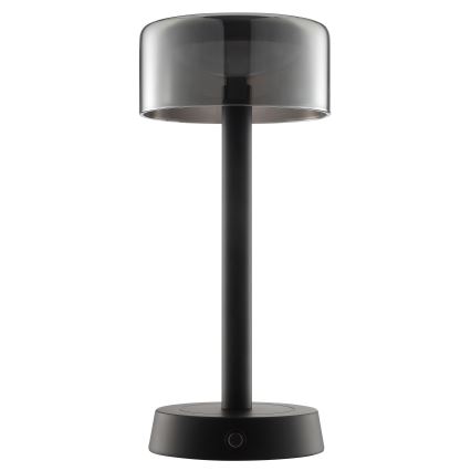 Brilliant - LED Stmívatelná nabíjecí dotyková venkovní stolní lampa RAZOR LED/2,5W/5V 2700K 2600 mAh IP44 černá