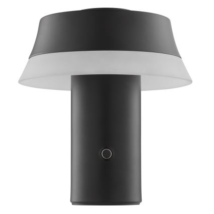 Brilliant - LED Stmívatelná nabíjecí dotyková stolní lampa KINICH LED/2,5W/5V 2700K 2600 mAh černá