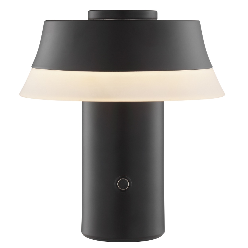 Brilliant - LED Stmívatelná nabíjecí dotyková stolní lampa KINICH LED/2,5W/5V 2700K 2600 mAh černá