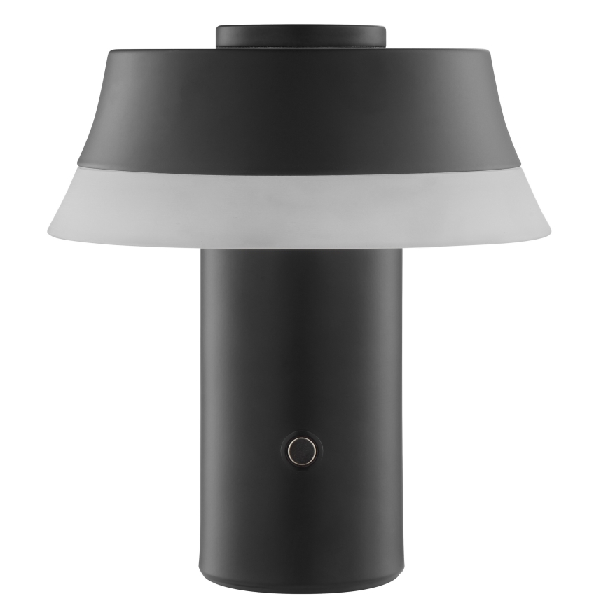 Brilliant - LED Stmívatelná nabíjecí dotyková stolní lampa KINICH LED/2,5W/5V 2700K 2600 mAh černá