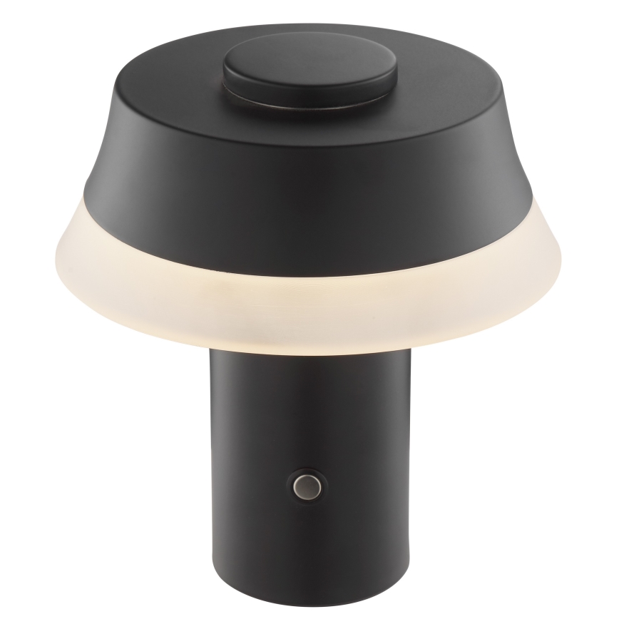 Brilliant - LED Stmívatelná nabíjecí dotyková stolní lampa KINICH LED/2,5W/5V 2700K 2600 mAh černá