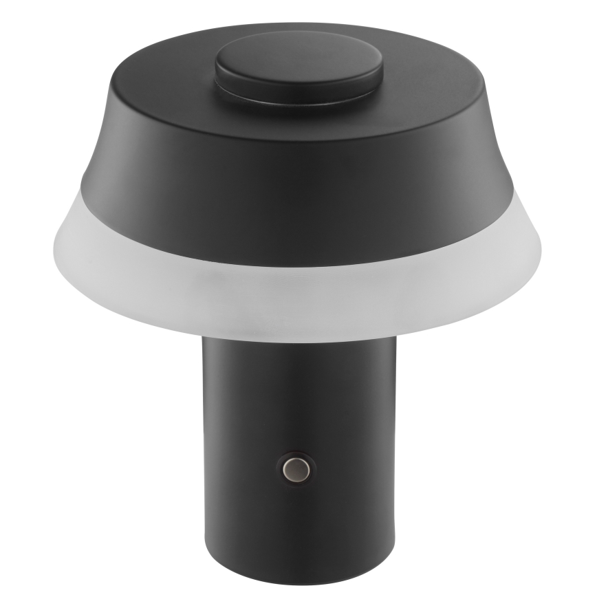 Brilliant - LED Stmívatelná nabíjecí dotyková stolní lampa KINICH LED/2,5W/5V 2700K 2600 mAh černá