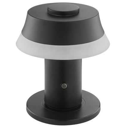 Brilliant - LED Stmívatelná nabíjecí dotyková stolní lampa KINICH LED/2,5W/5V 2700K 2600 mAh černá