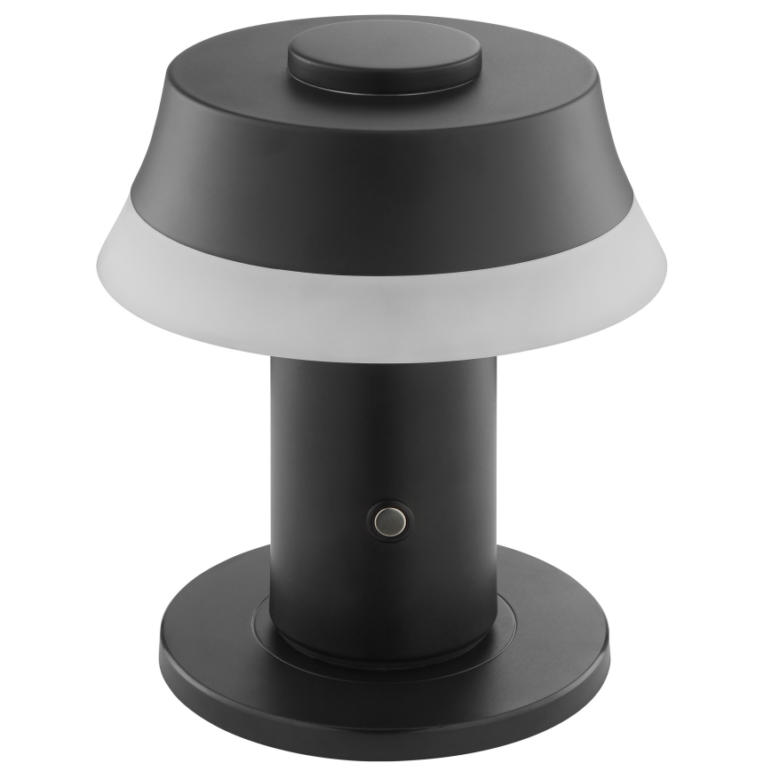 Brilliant - LED Stmívatelná nabíjecí dotyková stolní lampa KINICH LED/2,5W/5V 2700K 2600 mAh černá