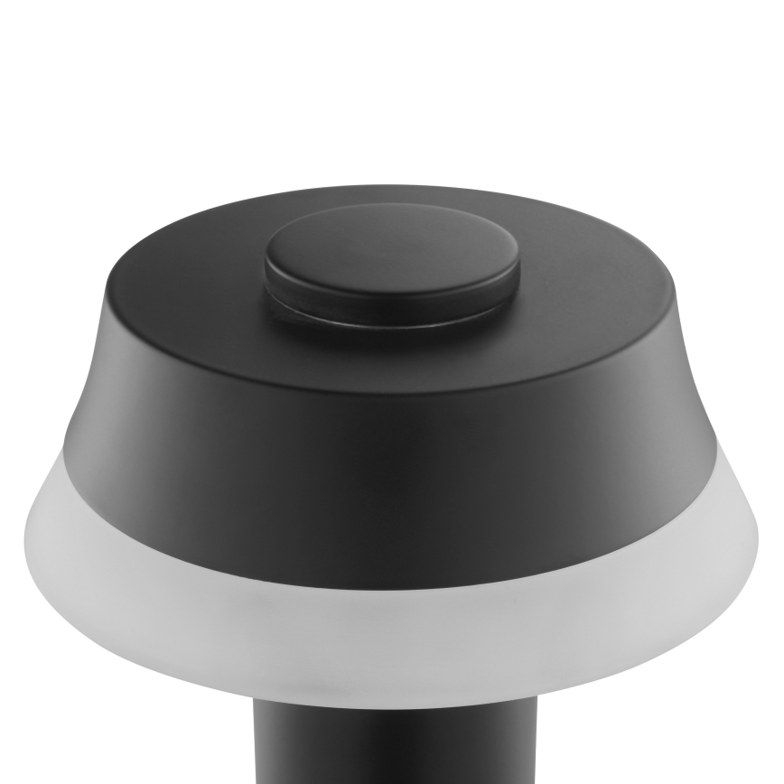 Brilliant - LED Stmívatelná nabíjecí dotyková stolní lampa KINICH LED/2,5W/5V 2700K 2600 mAh černá