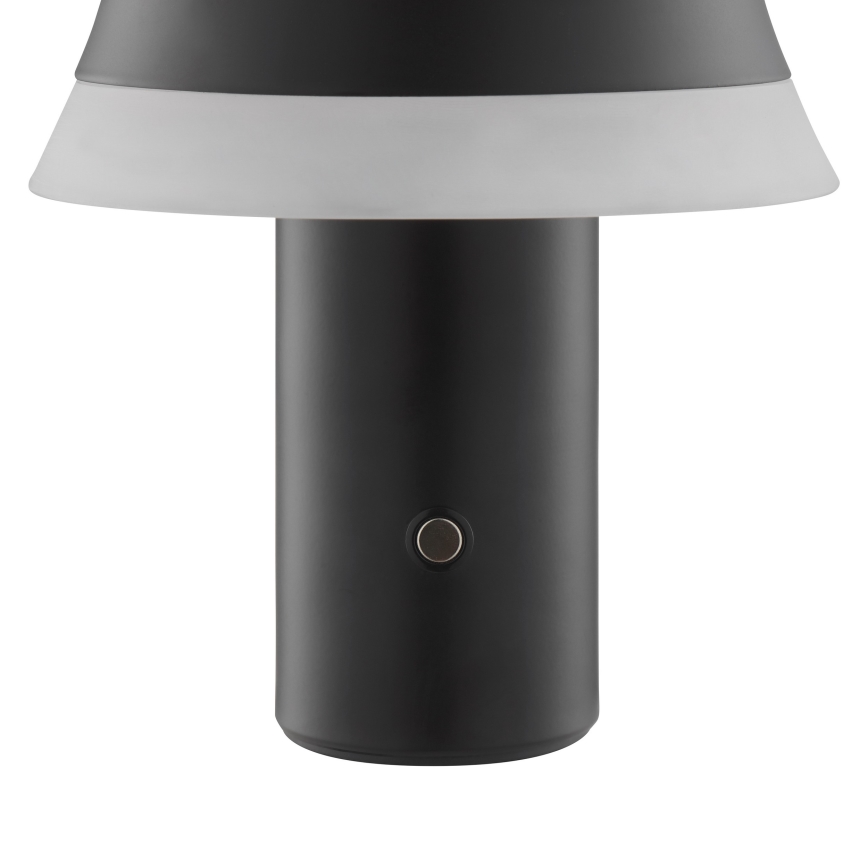 Brilliant - LED Stmívatelná nabíjecí dotyková stolní lampa KINICH LED/2,5W/5V 2700K 2600 mAh černá