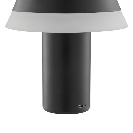 Brilliant - LED Stmívatelná nabíjecí dotyková stolní lampa KINICH LED/2,5W/5V 2700K 2600 mAh černá