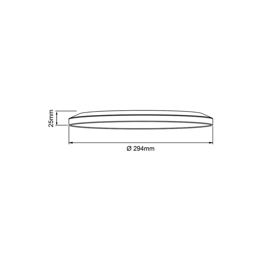 Brilliant - LED Stmívatelné stropní svítidlo SORELL LED/18W/230V 3000-6500K pr. 29 cm bílá + dálkové ovládání