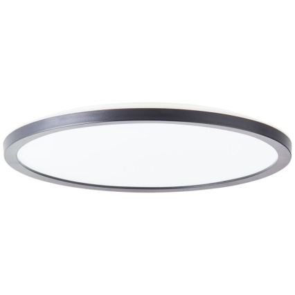 Brilliant - LED Stmívatelné stropní svítidlo SORELL LED/18W/230V 3000-6500K pr. 29 cm černá + dálkové ovládání