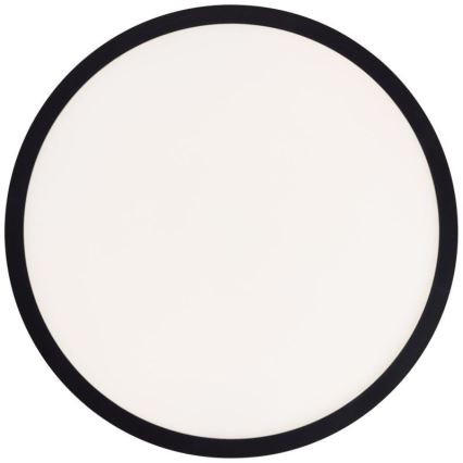 Brilliant - LED Stmívatelné stropní svítidlo SORELL LED/24W/230V 3000-6500K pr. 42 cm černá + dálkové ovládání