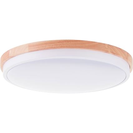 Brilliant - LED Stmívatelné stropní svítidlo BAARLO LED/24W/230V pr. 35 cm bílá/gumovník
