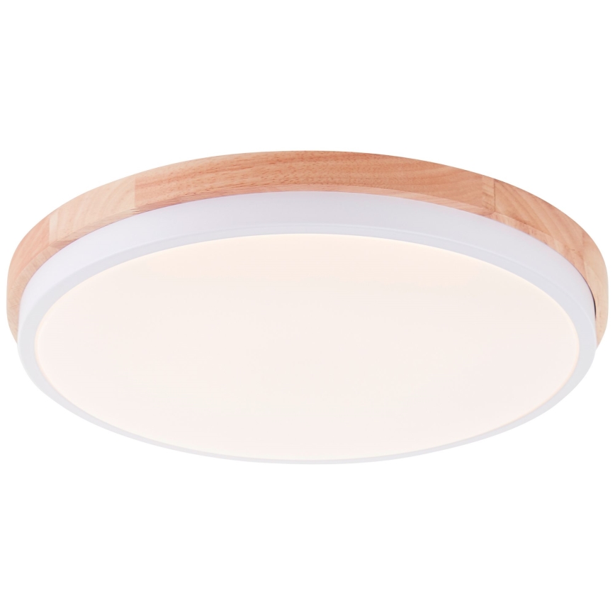 Brilliant - LED Stmívatelné stropní svítidlo BAARLO LED/24W/230V pr. 35 cm bílá/gumovník