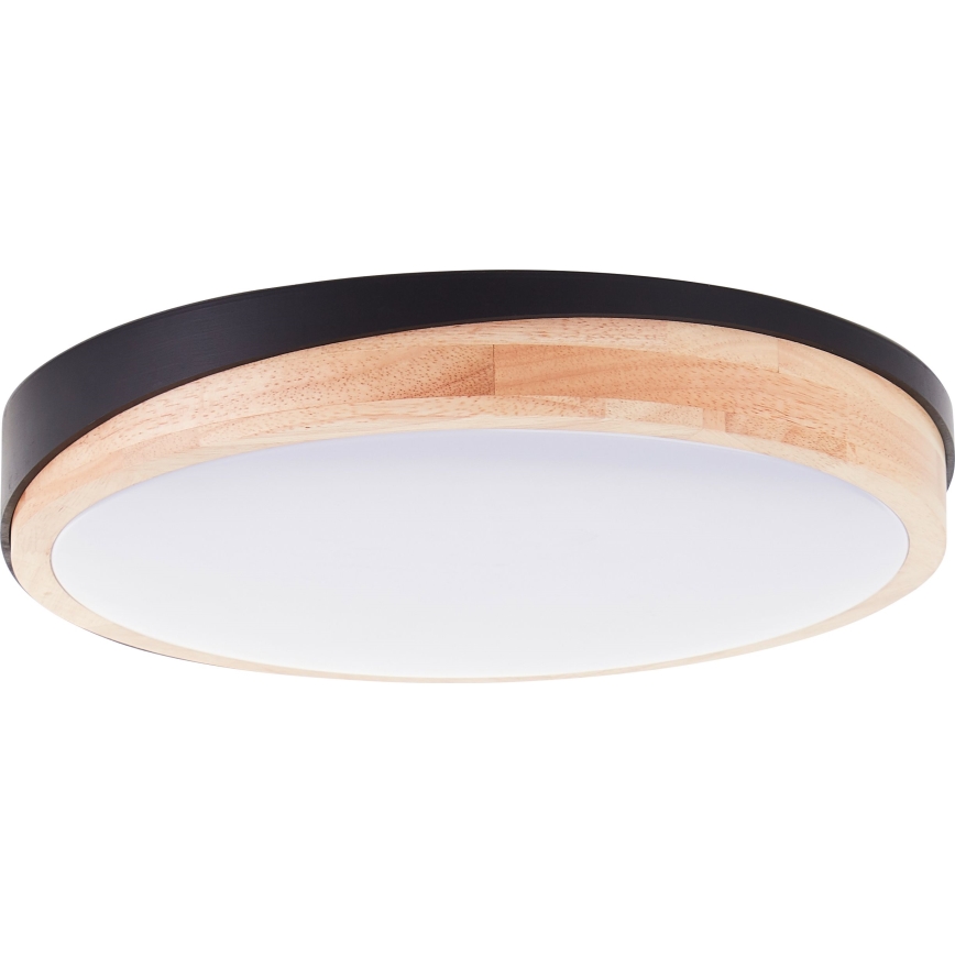 Brilliant - LED Stmívatelné stropní svítidlo BAARLO LED/24W/230V pr. 35 cm černá/gumovník