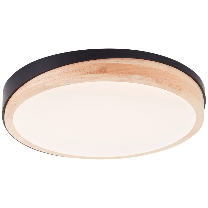 Brilliant - LED Stmívatelné stropní svítidlo BAARLO LED/24W/230V pr. 35 cm černá/gumovník