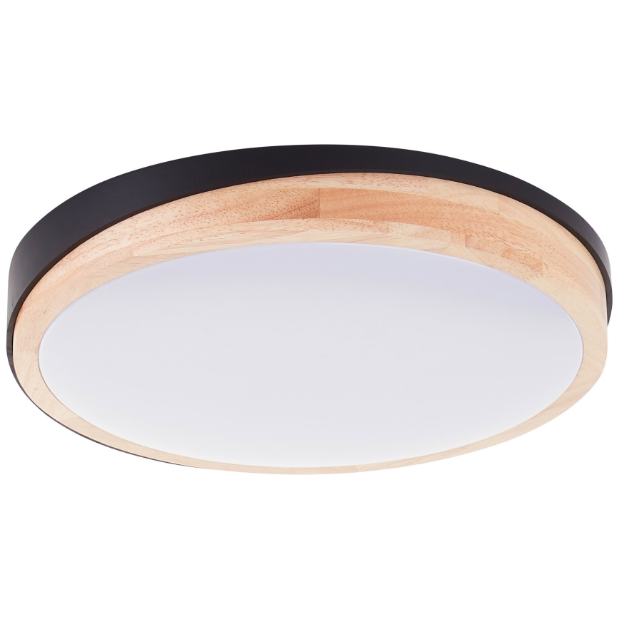 Brilliant - LED Stmívatelné stropní svítidlo BAARLO LED/24W/230V pr. 35 cm černá/gumovník