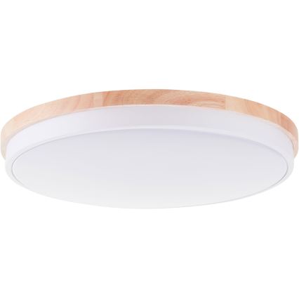 Brilliant - LED Stmívatelné stropní svítidlo BAARLO LED/36W/230V 3000-6500K pr. 50 cm bílá/gumovník + dálkové ovládání