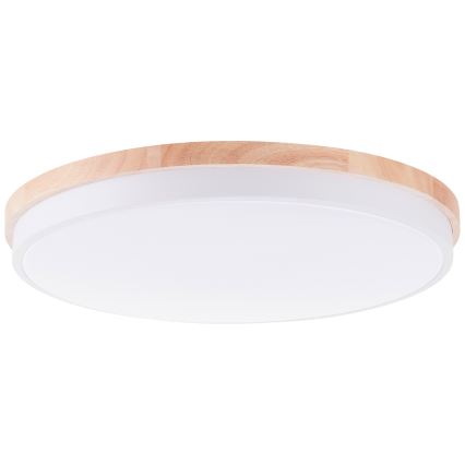 Brilliant - LED Stmívatelné stropní svítidlo BAARLO LED/36W/230V 3000-6500K pr. 50 cm bílá/gumovník + dálkové ovládání