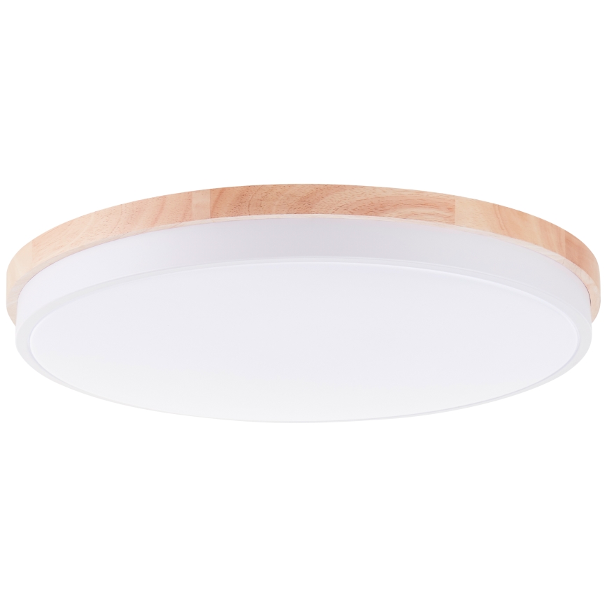 Brilliant - LED Stmívatelné stropní svítidlo BAARLO LED/36W/230V 3000-6500K pr. 50 cm bílá/gumovník + dálkové ovládání