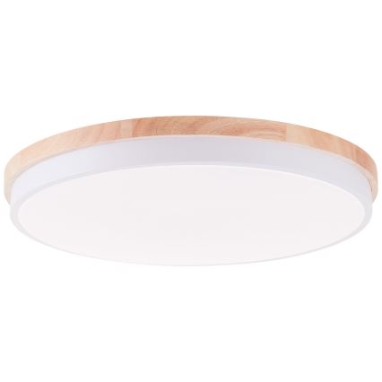 Brilliant - LED Stmívatelné stropní svítidlo BAARLO LED/36W/230V 3000-6500K pr. 50 cm bílá/gumovník + dálkové ovládání