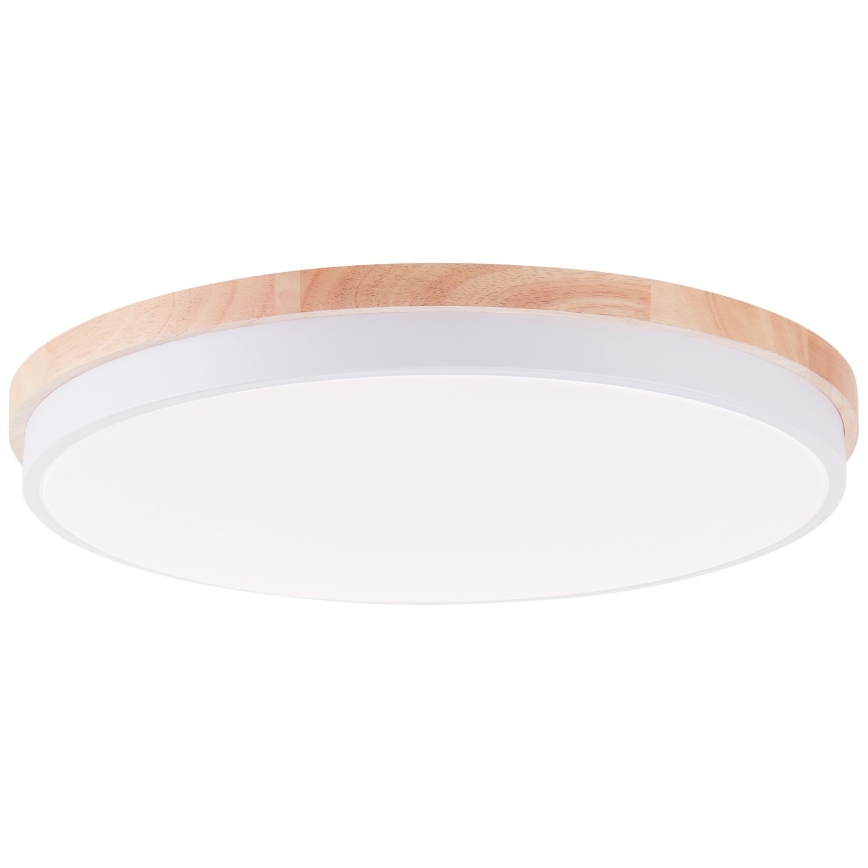 Brilliant - LED Stmívatelné stropní svítidlo BAARLO LED/36W/230V 3000-6500K pr. 50 cm bílá/gumovník + dálkové ovládání