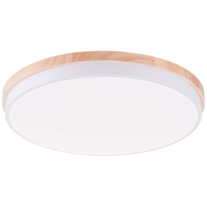 Brilliant - LED Stmívatelné stropní svítidlo BAARLO LED/36W/230V 3000-6500K pr. 50 cm bílá/gumovník + dálkové ovládání