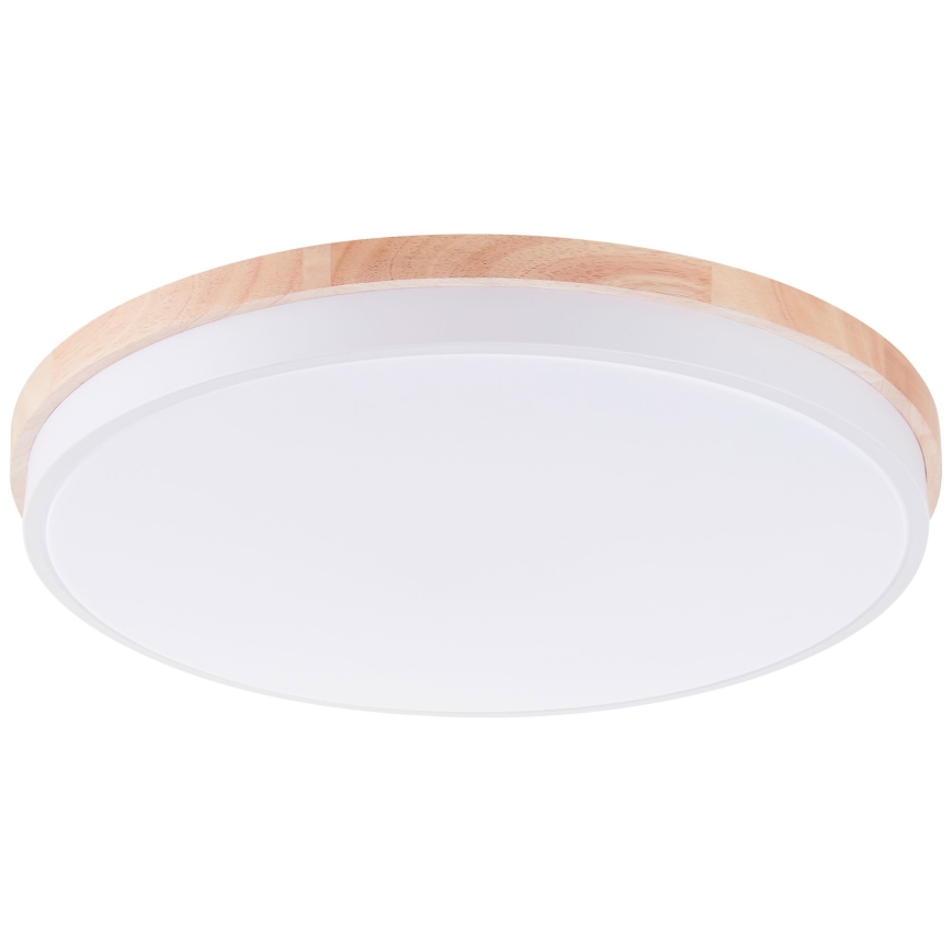 Brilliant - LED Stmívatelné stropní svítidlo BAARLO LED/36W/230V 3000-6500K pr. 50 cm bílá/gumovník + dálkové ovládání