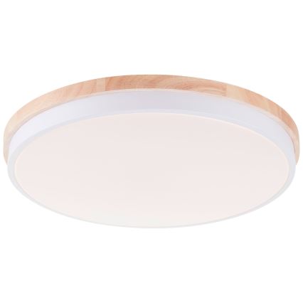 Brilliant - LED Stmívatelné stropní svítidlo BAARLO LED/36W/230V 3000-6500K pr. 50 cm bílá/gumovník + dálkové ovládání