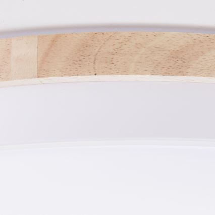 Brilliant - LED Stmívatelné stropní svítidlo BAARLO LED/36W/230V 3000-6500K pr. 50 cm bílá/gumovník + dálkové ovládání