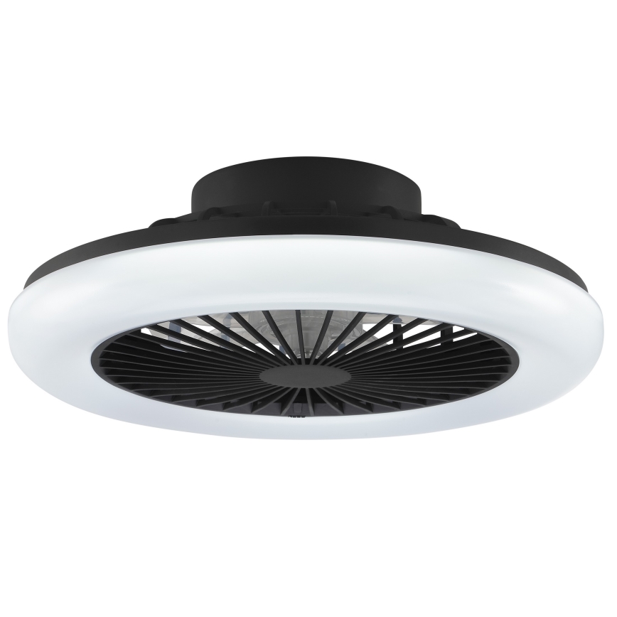 Brilliant - LED Stmívatelné stropní svítidlo s ventilátorem MONTERO LED/20W/230V 2700-6500K pr. 42 cm černá + dálkové ovládání